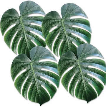 Tropical Fabric Palm Leaves - 29 - 33cm (Pack of 4)