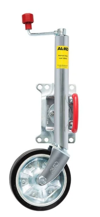 AL-KO 8-inch Swing Up Jockey Wheel with Large Swivel Bracket