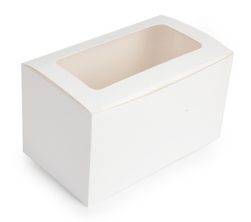 Mondo White 2 Cupcake Box (10x17.8x10cm)