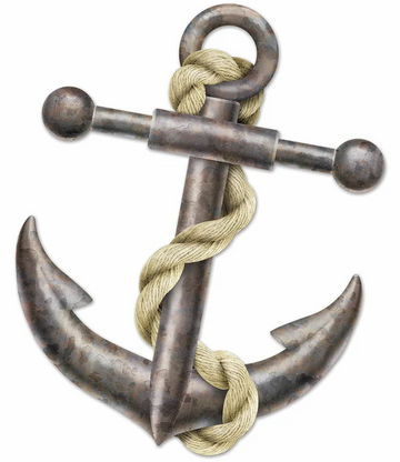 Anchor Jointed Cutout Wall Decoration 133cm x 155cm