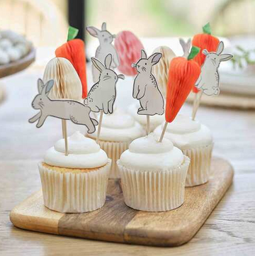 Hop Hop Hooray Cupcake Toppers