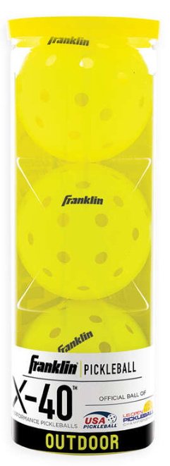 Franklin X 40 Outdoor Pickleball 3 Pack
