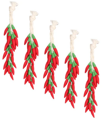 5 Strings Imitation Chili Simulated Vegetable Adornment Vegetable Model Décor