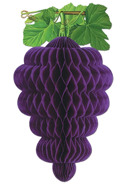 Grape Tissue Decoration 43cm