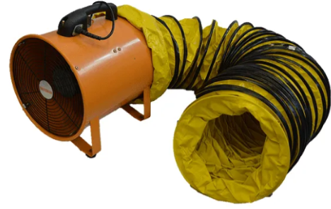 MASTERFAN PORTABLE VENTILATOR 300MM 240V With 5m DUCTING – MPVIFD300
