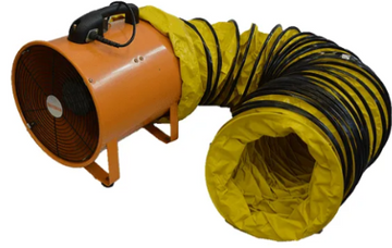 MASTERFAN PORTABLE VENTILATOR 300MM 240V With 5m DUCTING – MPVIFD300