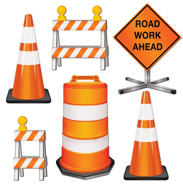 Construction Road Crew Cutouts (Pack of 6)