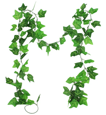 Ivy Leaf Vines (Pack of 5) - Leaf - 6cm x 6cm - Vine - 2.4m long with approx 88 leaves