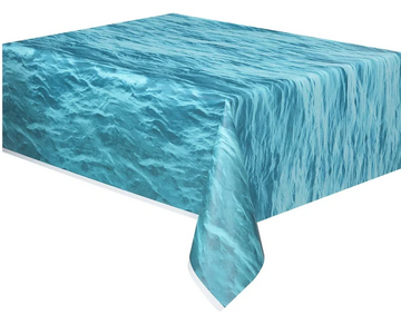 Ocean Printed Plastic Tablecloth 137cm x 274cm