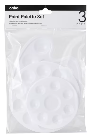 3 Pack Paint Palette Set