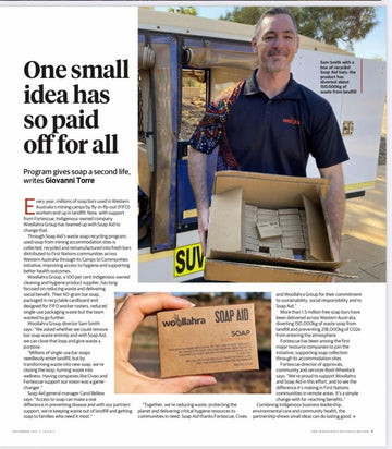 Turning Waste into Impact: Woollahra’s Partnership with Soap Aid