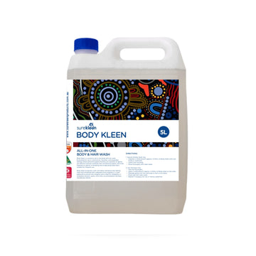 Surekleen Body Kleen 5L all-in-one body and hair wash container