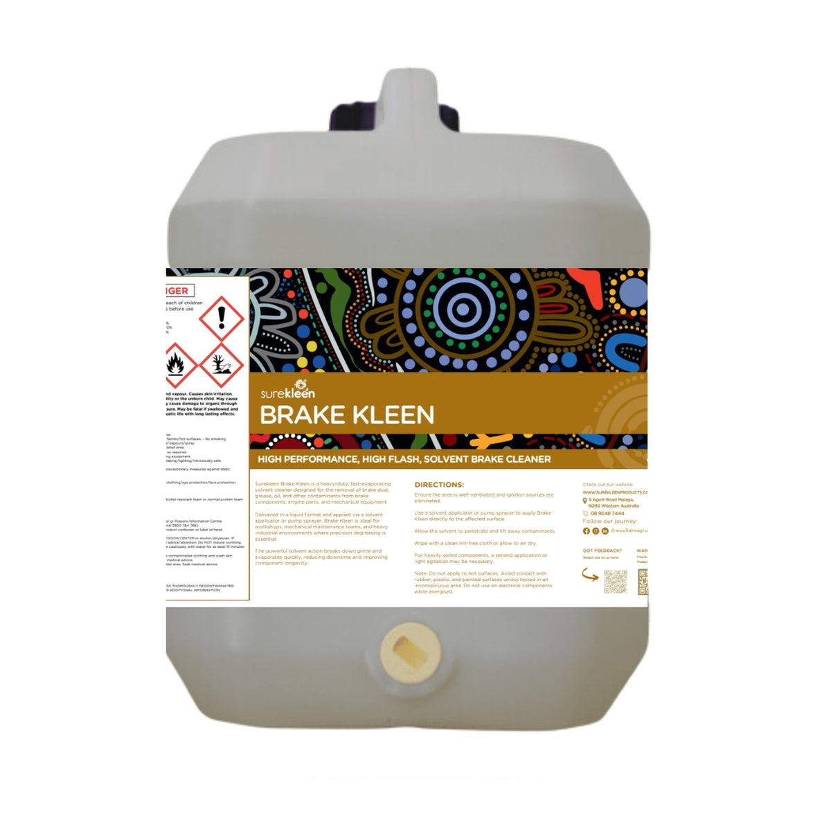 Surekleen Brake Kleen 20L solvent brake and parts cleaner container