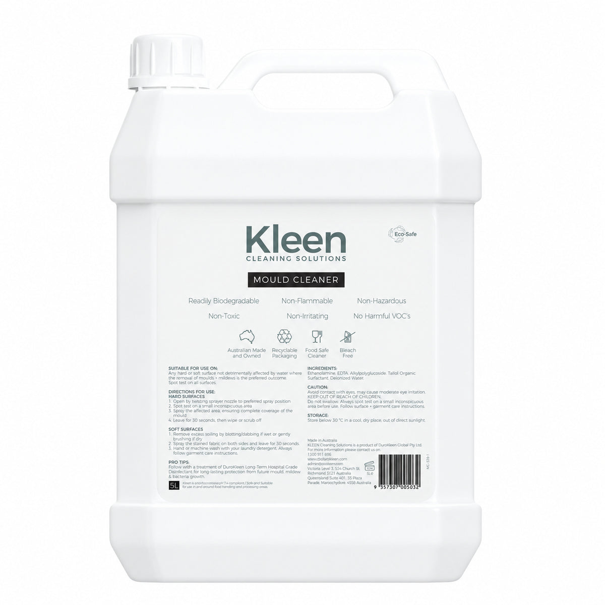Kleen Mould Cleaner 5L product on white
