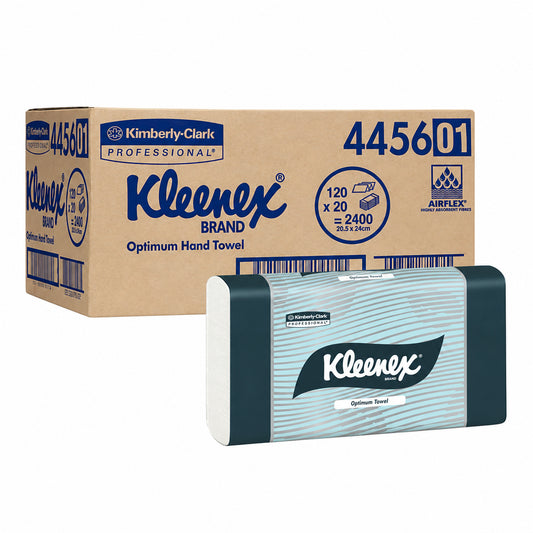 KLEENEX 4456 Optimum Hand Towel exact product packaging on pure white

