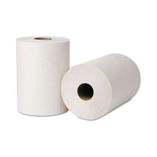 Rosche 6300 white 1 ply hand roll towel 80m two roll product image
