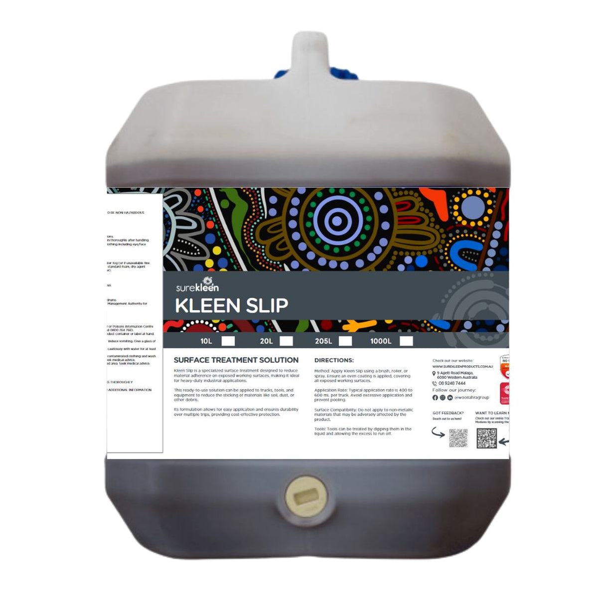 Surekleen Kleen Slip 20L asphalt release agent