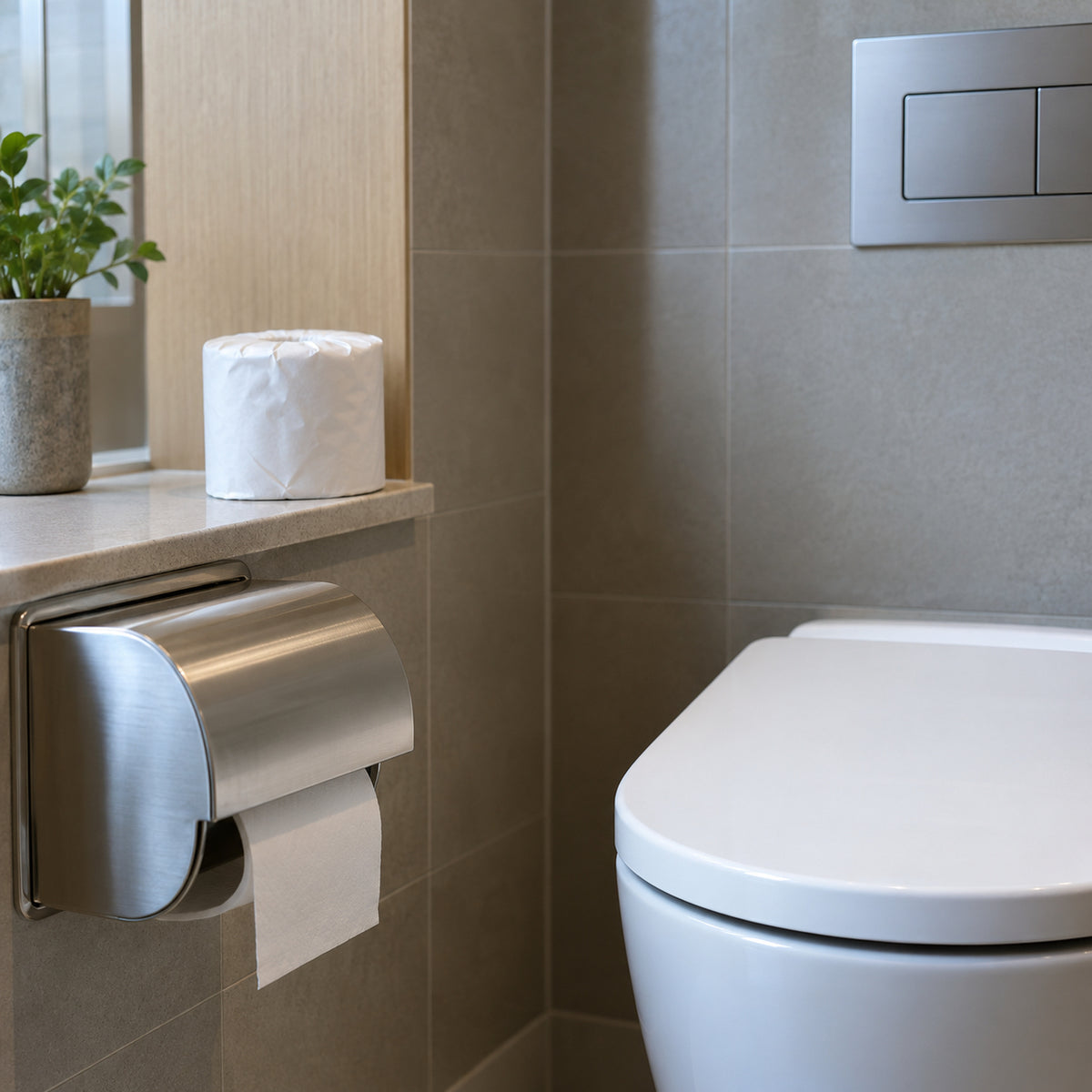 scott 5741 toilet tissue 2 ply 400 sheet in-use application image
