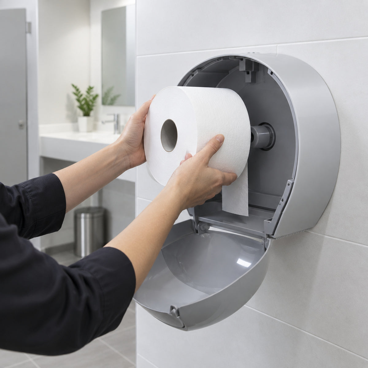 Rosche 6600 Classic Toilet Paper application
