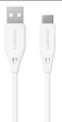 Cygnett Charge & Connect USB-C to USB-A 2.0 Cable V2 1.2m (White)