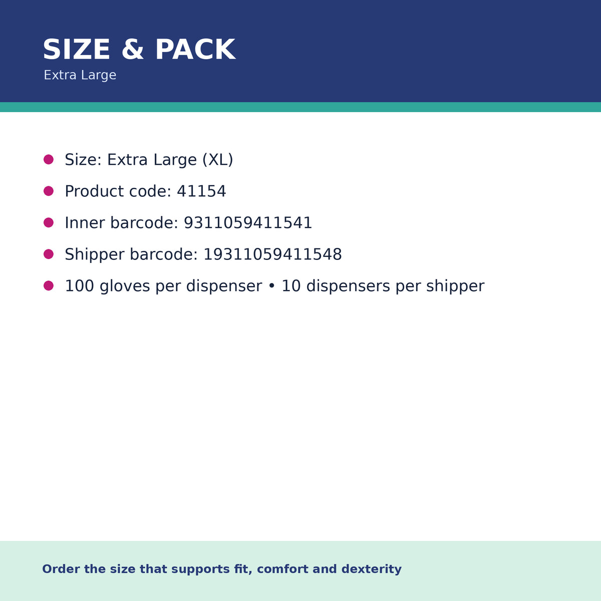 Foodie Blues Duo PF Extra Large size and pack information
