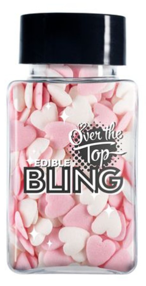 Over the Top Lover Hearts White and Pink - 55g
