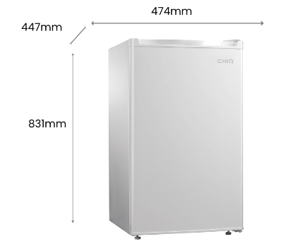 CHiQ single door Bar fridge with large internal space - 125L