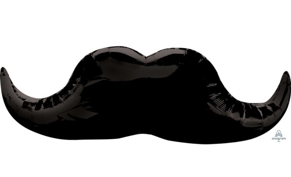 Balloon Foil SuperShape Moustache - 88 x 30cm