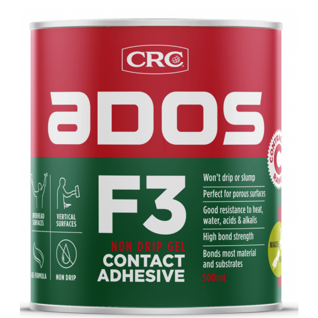 CRC F3 Non-Drip Contact Adhesive, 500ML