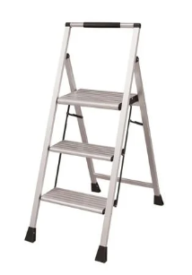 Syneco 100kg 3 Step Slim Line Aluminium Ladder