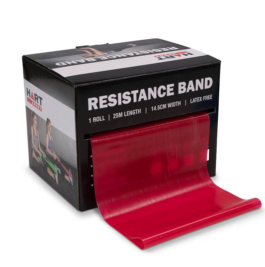 HART Resistance Bands Medium - RED - 25m
