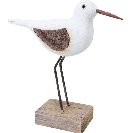 Reclaimed Wooden Sea Bird - 16 cm x 16 cm x 5 cm