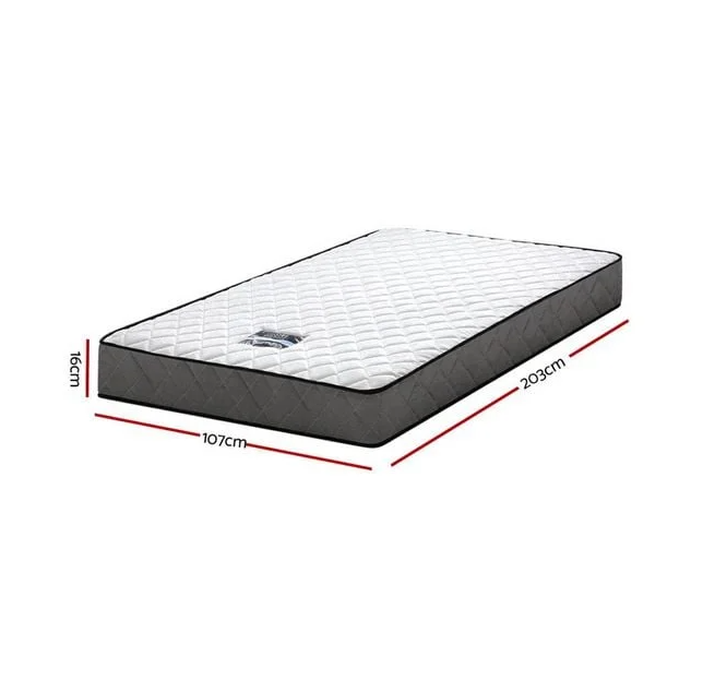 King Single - Bonnell Spring Mattress - 107x203x16CM