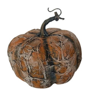 Pumpkin Orange Fibre - 15cm