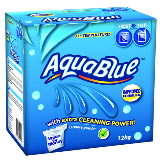 Diversey Aquablue Front And Top Load Washing Powder 12kg