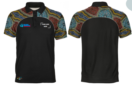 Custom Dye Sub Polo 28023 - SHORT SLEEVES - OPTION 2 - PBC Link - NAIDOC 2025