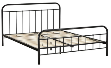 WILLOW BED QUEEN MK2 BLACK