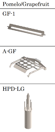 Additional fruit peeling attachment set - Grapefruit