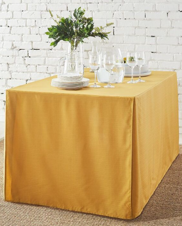 KOO Salute Trestle Tablecloth Gold 76 x 183 cm