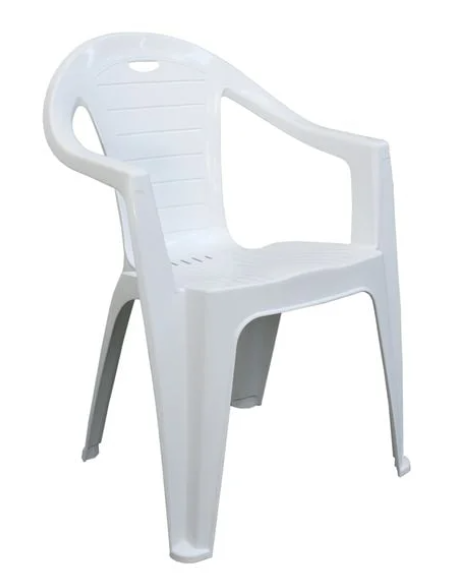 Marquee White Pisa Resin Chair