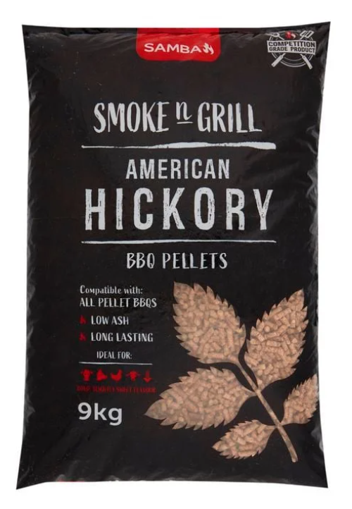 Samba 9kg Smoke'n'Grill Hickory Pellets