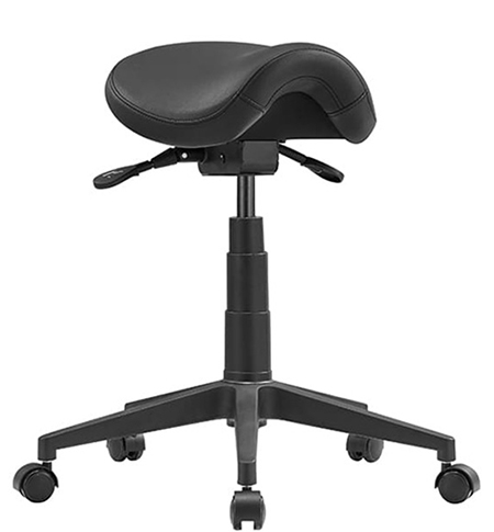 Saddle Chair Height Adjustable Stool - CAD