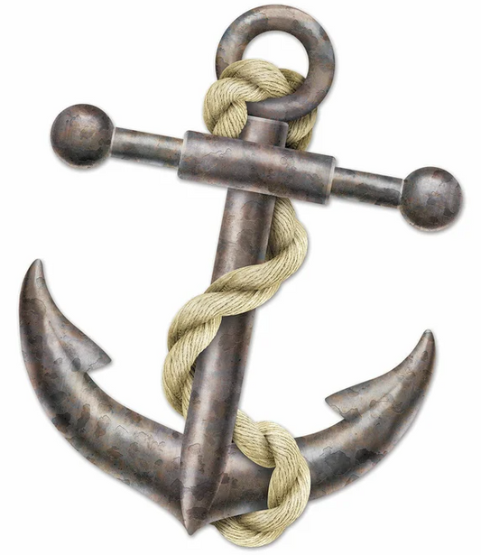 Anchor Jointed Cutout Wall Decoration 133cm x 155cm