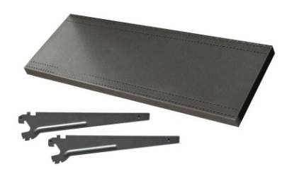 Additional Shelf  for Metal Gondola 900x450mm Black .G-SHELF-90x45-B