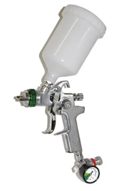 AIR SPRAY GUN 1.5MM NOZZLE GRAVITY FED 600ML POT STAR