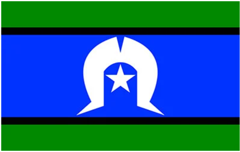 Torres Strait Islander Woven Flag - 180x 90cm