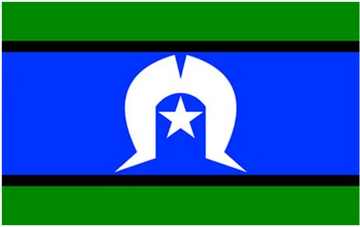 Torres Strait Islander Woven Flag - 180x 90cm