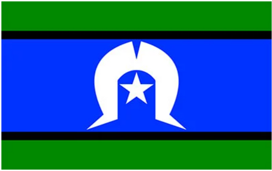 Torres Strait Islander Woven Flag - 180x 90cm