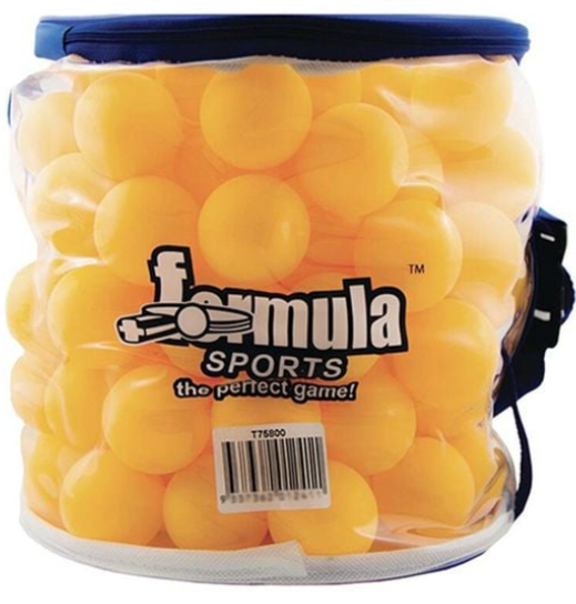 Formula Sports 1 Star Table Tennis Balls Orange - 100pc