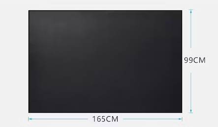 Fire resistance BBQ mat 165 x 99cm - Charcoal